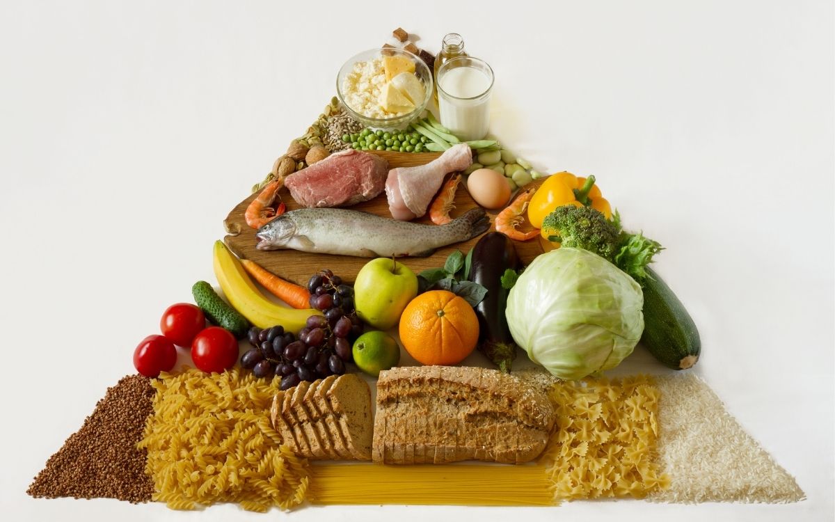 A photographic reinterpretation of the old food pyramid